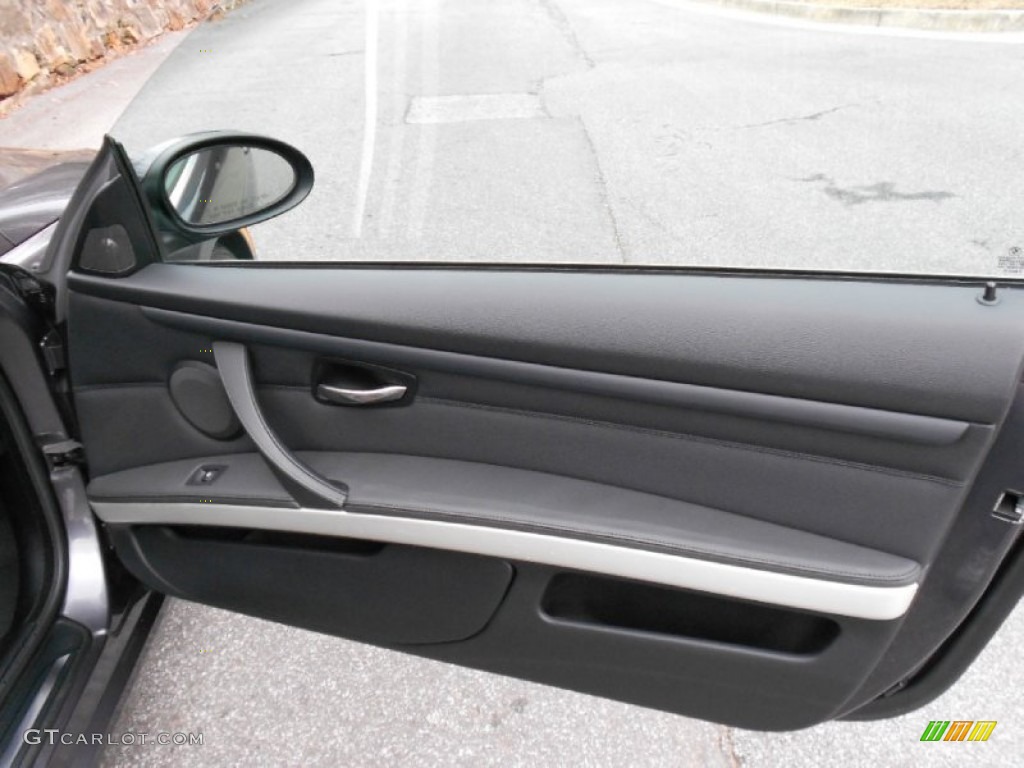 2008 BMW 3 Series 335i Coupe Black Door Panel Photo #59487536