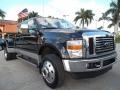 Black - F450 Super Duty Lariat Crew Cab 4x4 Dually Photo No. 2