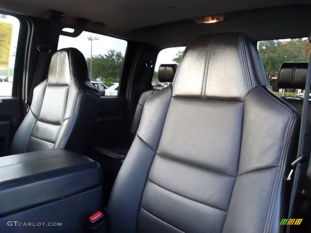 Black Interior 2010 Ford F450 Super Duty Lariat Crew Cab 4x4 Dually Photo #59488006
