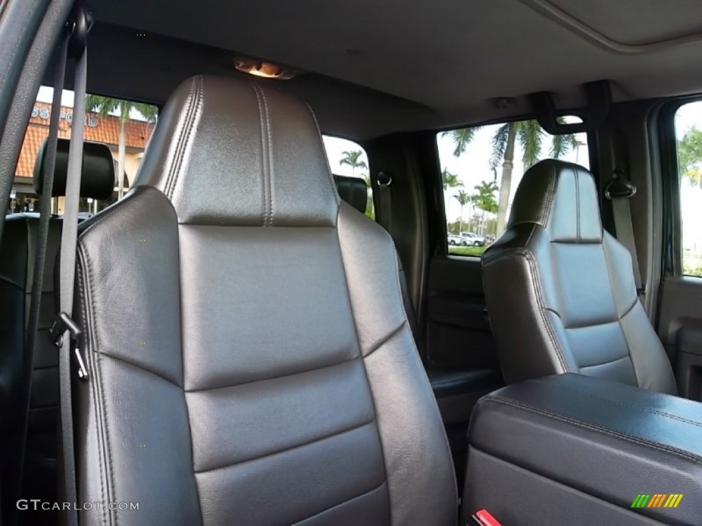 Black Interior 2010 Ford F450 Super Duty Lariat Crew Cab 4x4 Dually Photo #59488043