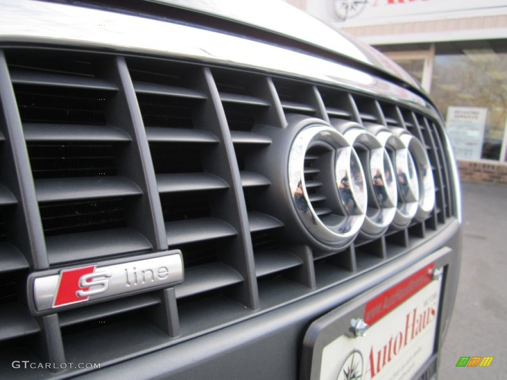 2008 A4 3.2 Quattro S-Line Sedan - Quartz Grey Metallic / Black photo #16