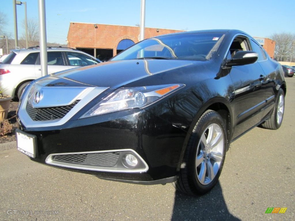 2010 ZDX AWD Technology - Crystal Black Pearl / Ebony photo #1