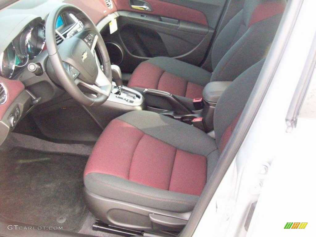 Jet Black/Sport Red Interior 2012 Chevrolet Cruze LT/RS Photo #59489551