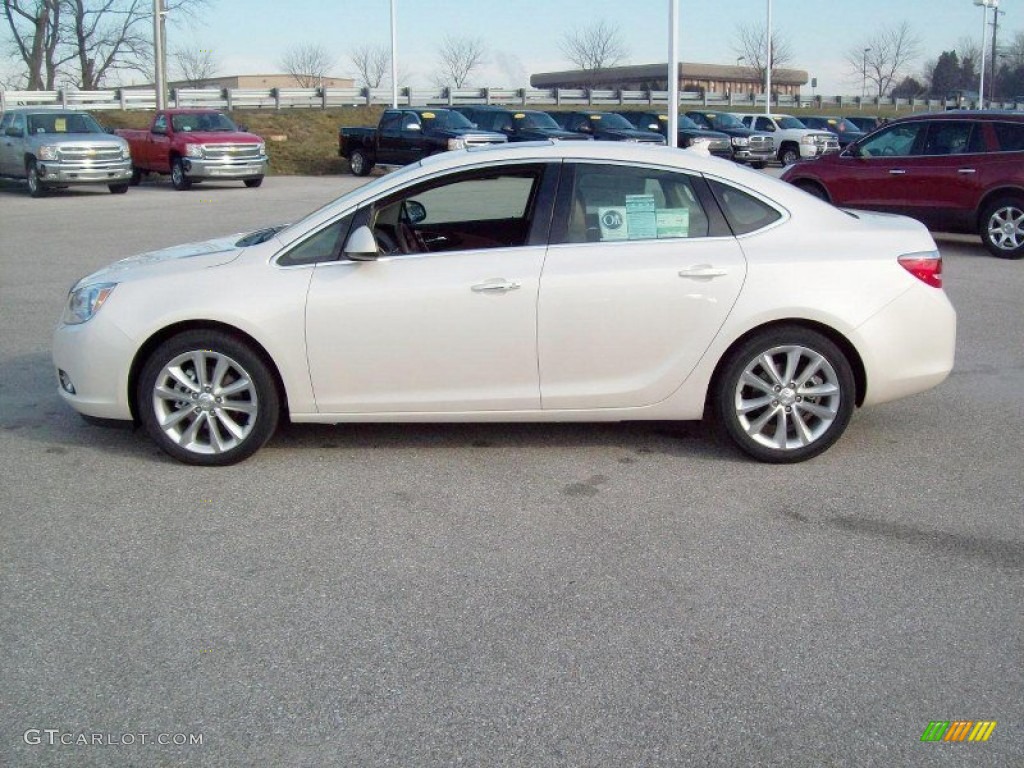 White Diamond Tricoat 2012 Buick Verano FWD Exterior Photo #59489774