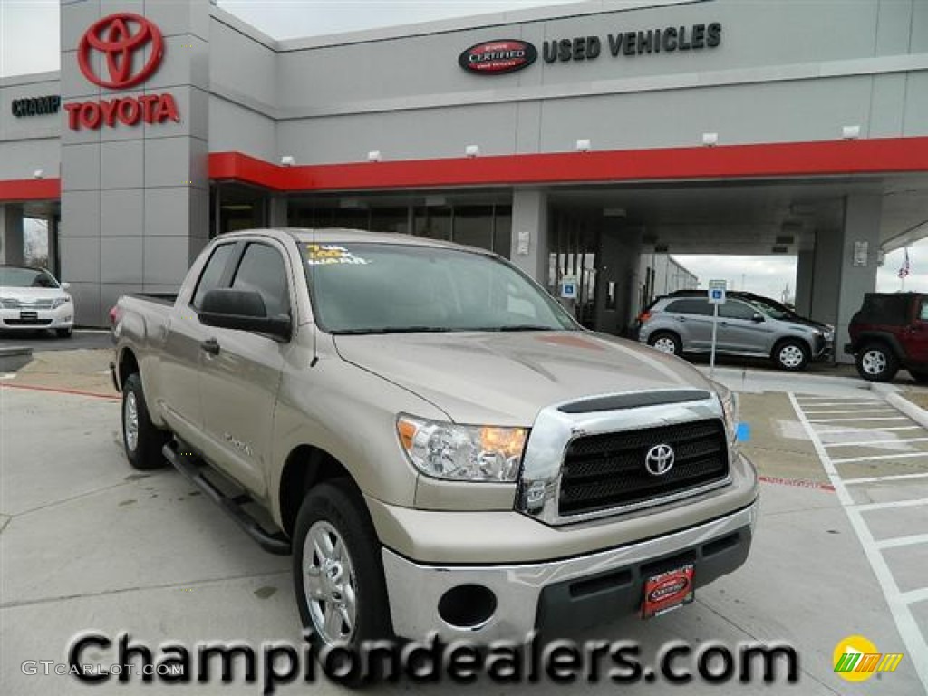 2008 Tundra SR5 Double Cab - Desert Sand Mica / Beige photo #1