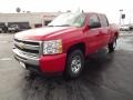 2011 Victory Red Chevrolet Silverado 1500 LS Crew Cab 4x4  photo #1