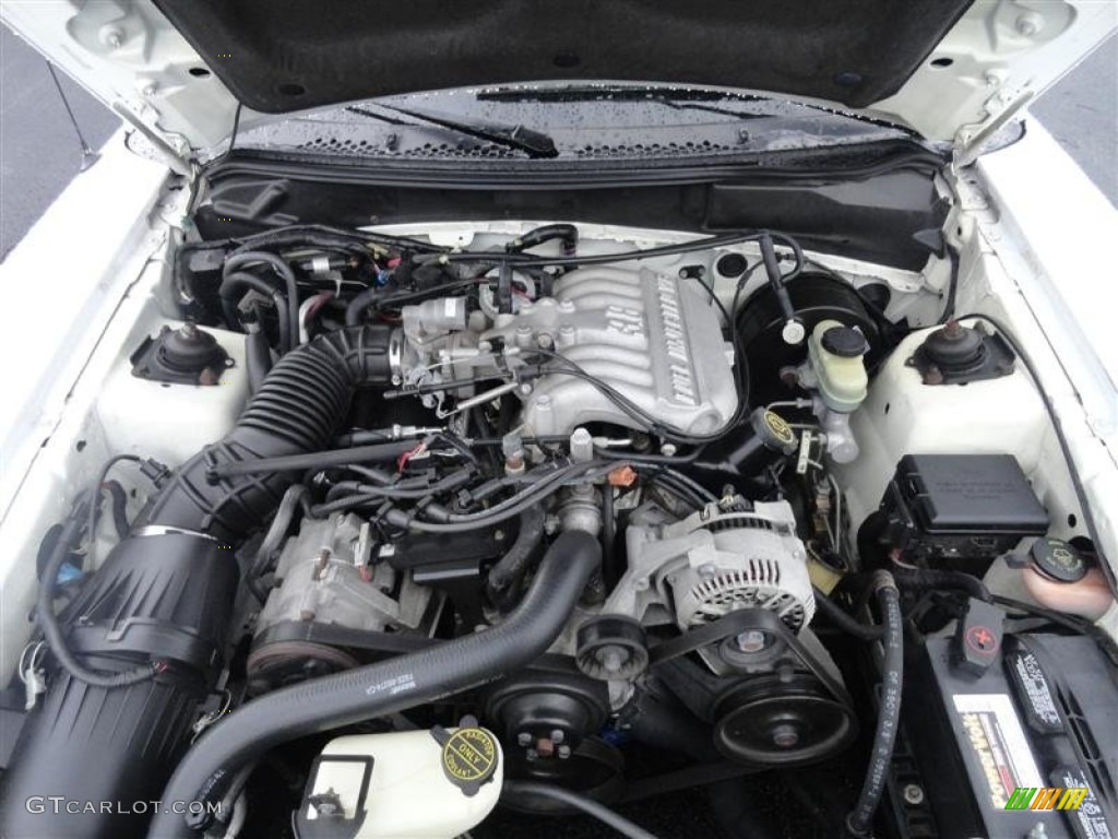 1998 Ford Mustang V6 Convertible Engine Photos