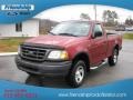 2002 Toreador Red Metallic Ford F150 XL Regular Cab 4x4  photo #2