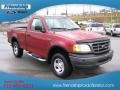 2002 Toreador Red Metallic Ford F150 XL Regular Cab 4x4  photo #4