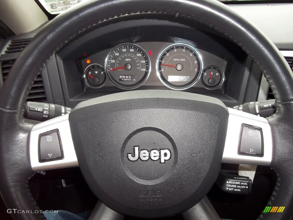 2008 Grand Cherokee Laredo 4x4 - Stone White / Dark Slate Gray photo #12