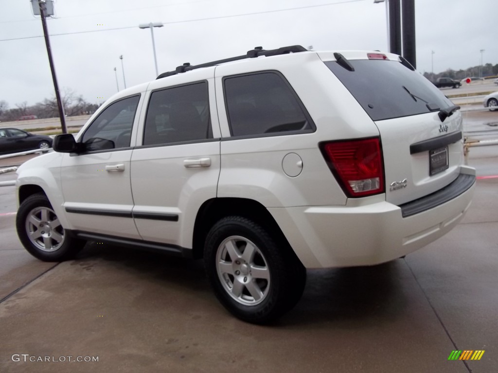 2008 Grand Cherokee Laredo 4x4 - Stone White / Dark Slate Gray photo #29