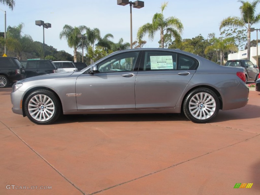 2012 7 Series 750i xDrive Sedan - Space Grey Metallic / Black photo #2