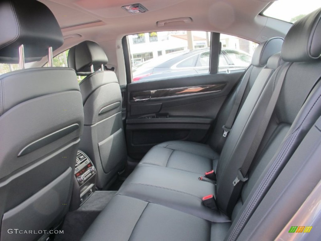 2012 7 Series 750i xDrive Sedan - Space Grey Metallic / Black photo #5