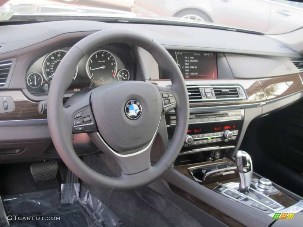 2012 BMW 7 Series 750i xDrive Sedan Black Dashboard Photo #59493336