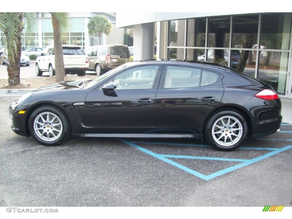 Basalt Black Metallic 2012 Porsche Panamera V6 Exterior Photo #59495316