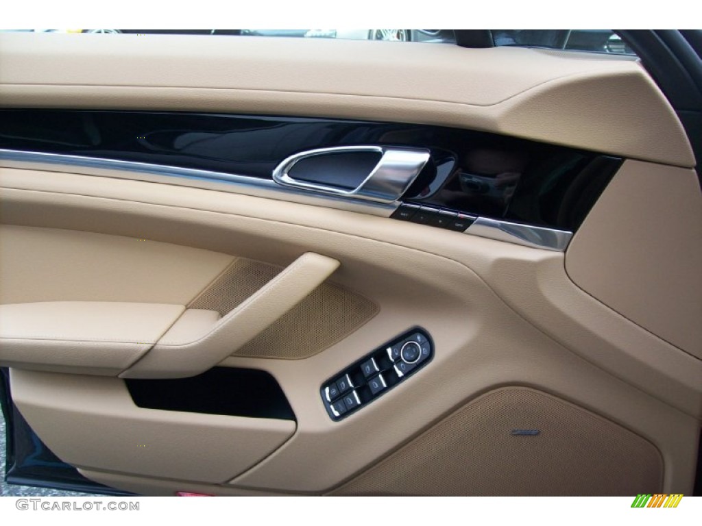 2012 Porsche Panamera V6 Luxor Beige Door Panel Photo #59495334