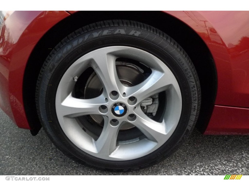 2008 1 Series 128i Coupe - Sedona Red Metallic / Black photo #9