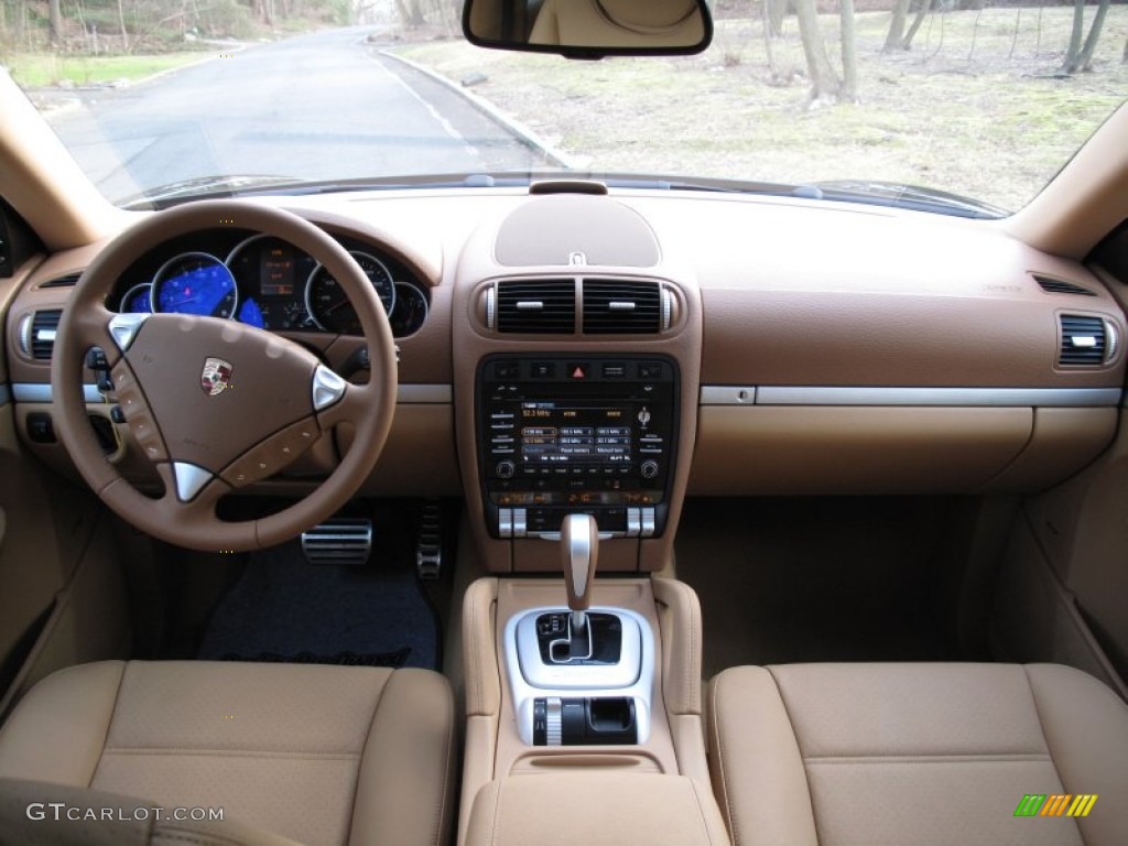 2009 Porsche Cayenne S Havanna/Sand Beige Dashboard Photo #59496189