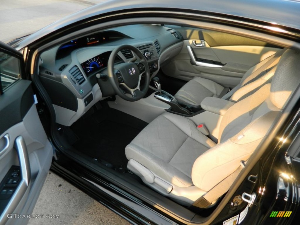 Gray Interior 2012 Honda Civic EX Coupe Photo #59496861