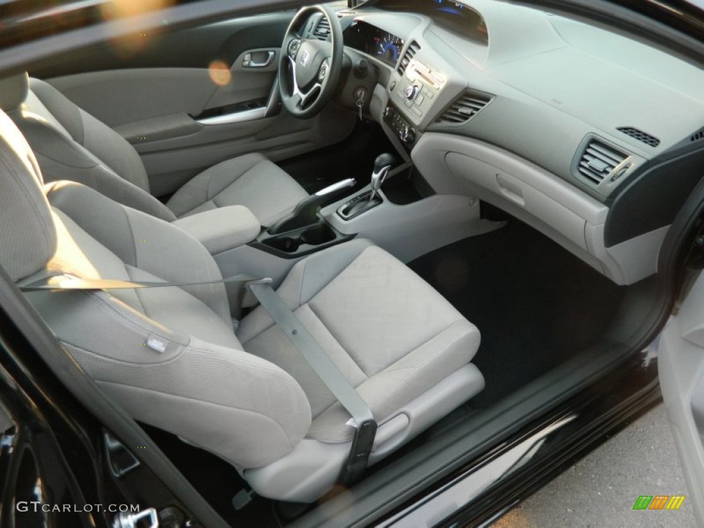 Gray Interior 2012 Honda Civic EX Coupe Photo #59496894