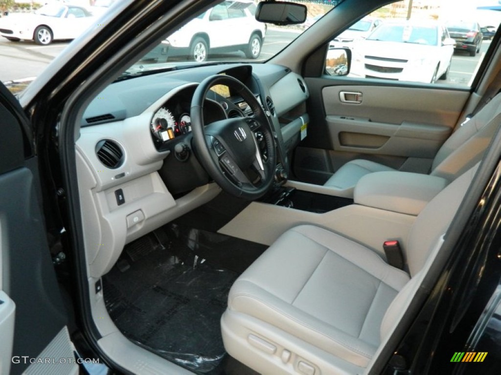 Beige Interior 2012 Honda Pilot EX-L Photo #59497059