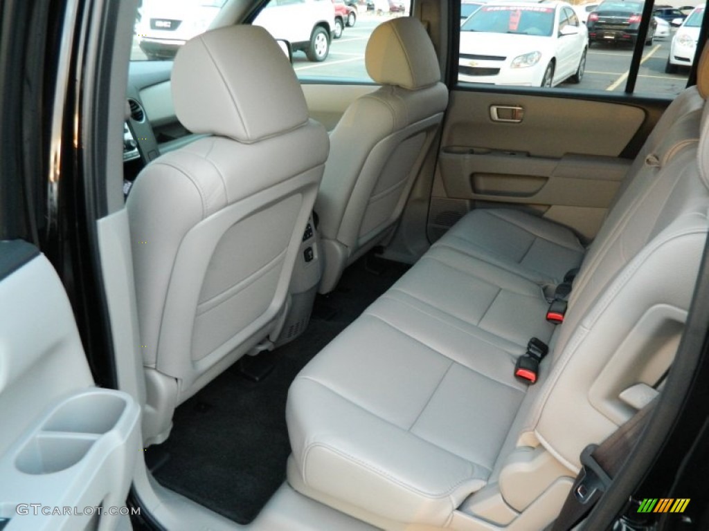 Beige Interior 2012 Honda Pilot EX-L Photo #59497086
