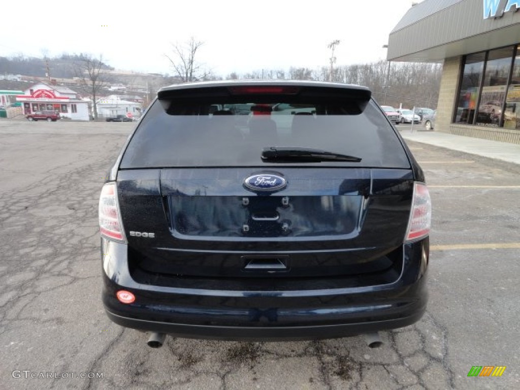 2008 Edge SE - Dark Ink Blue Metallic / Medium Light Stone photo #3