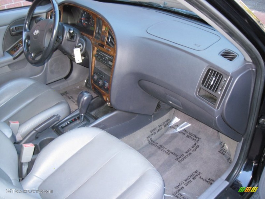 2006 Elantra Limited Sedan - Ebony Black / Gray photo #16