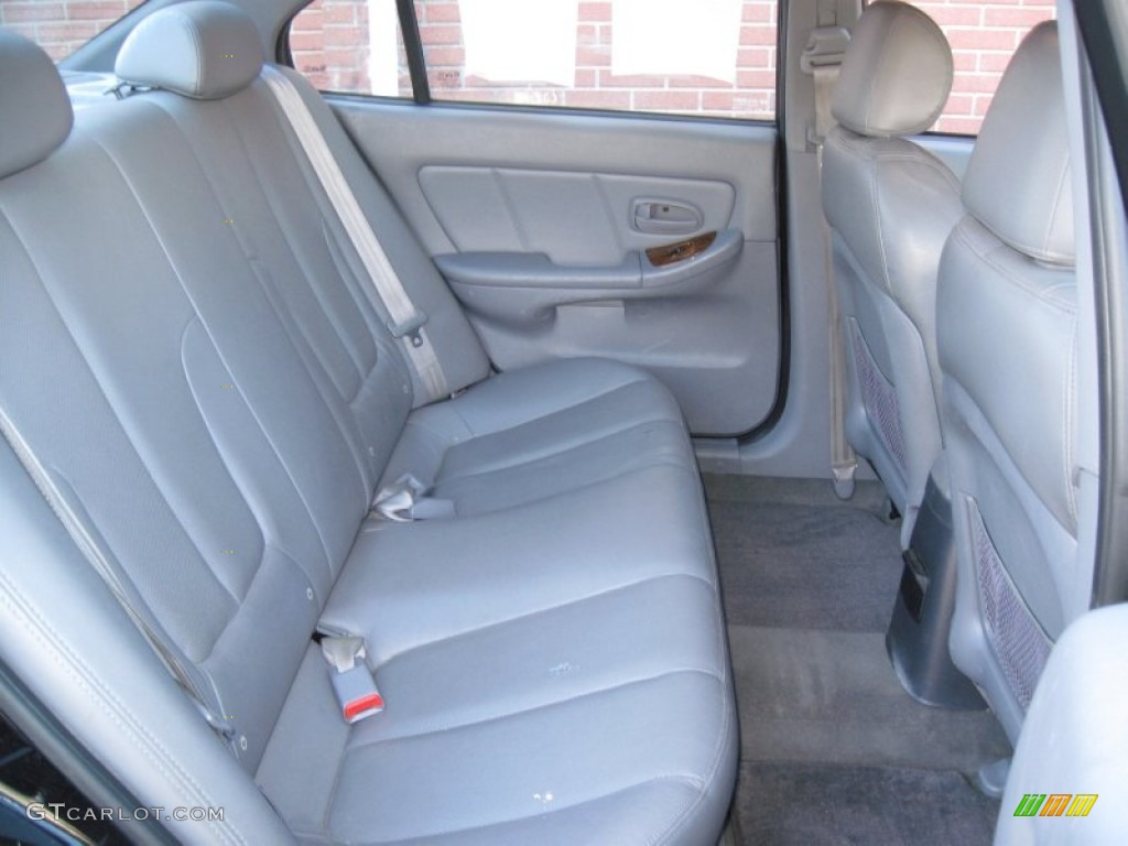 2006 Elantra Limited Sedan - Ebony Black / Gray photo #18