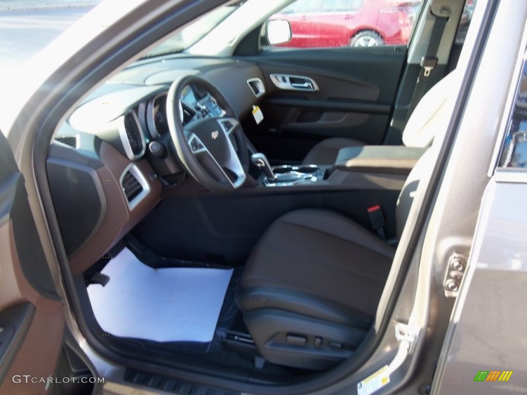 Brownstone/Jet Black Interior 2012 Chevrolet Equinox LT AWD Photo #59498154