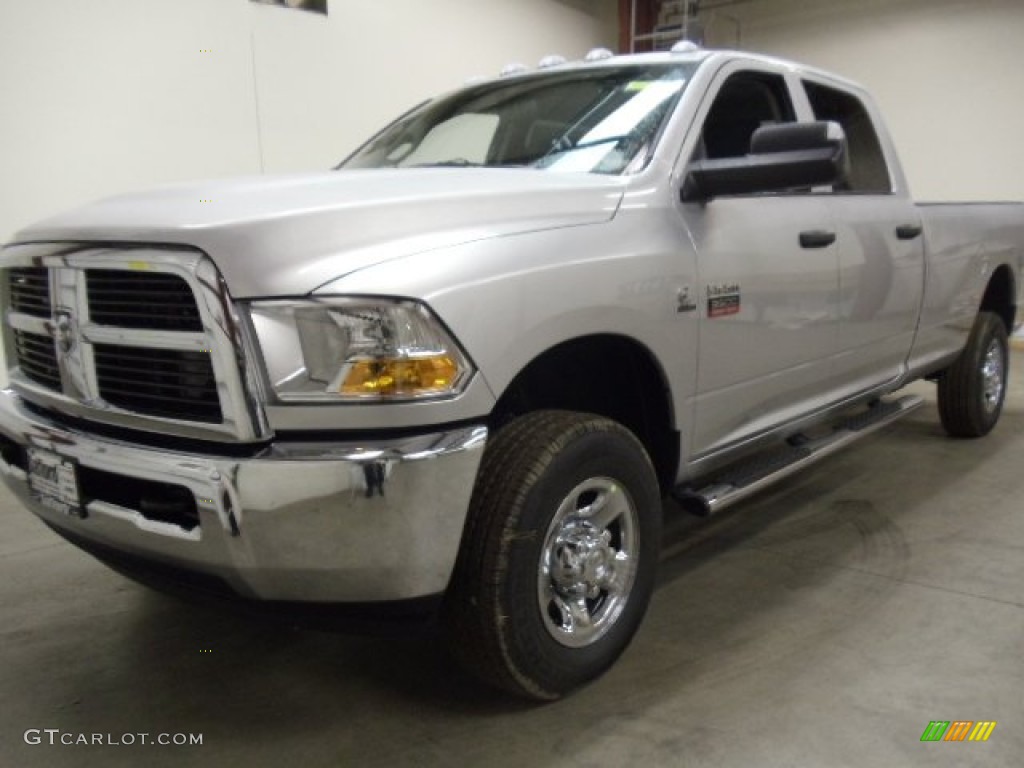 2012 Ram 3500 HD ST Crew Cab 4x4 - Bright Silver Metallic / Dark Slate/Medium Graystone photo #1