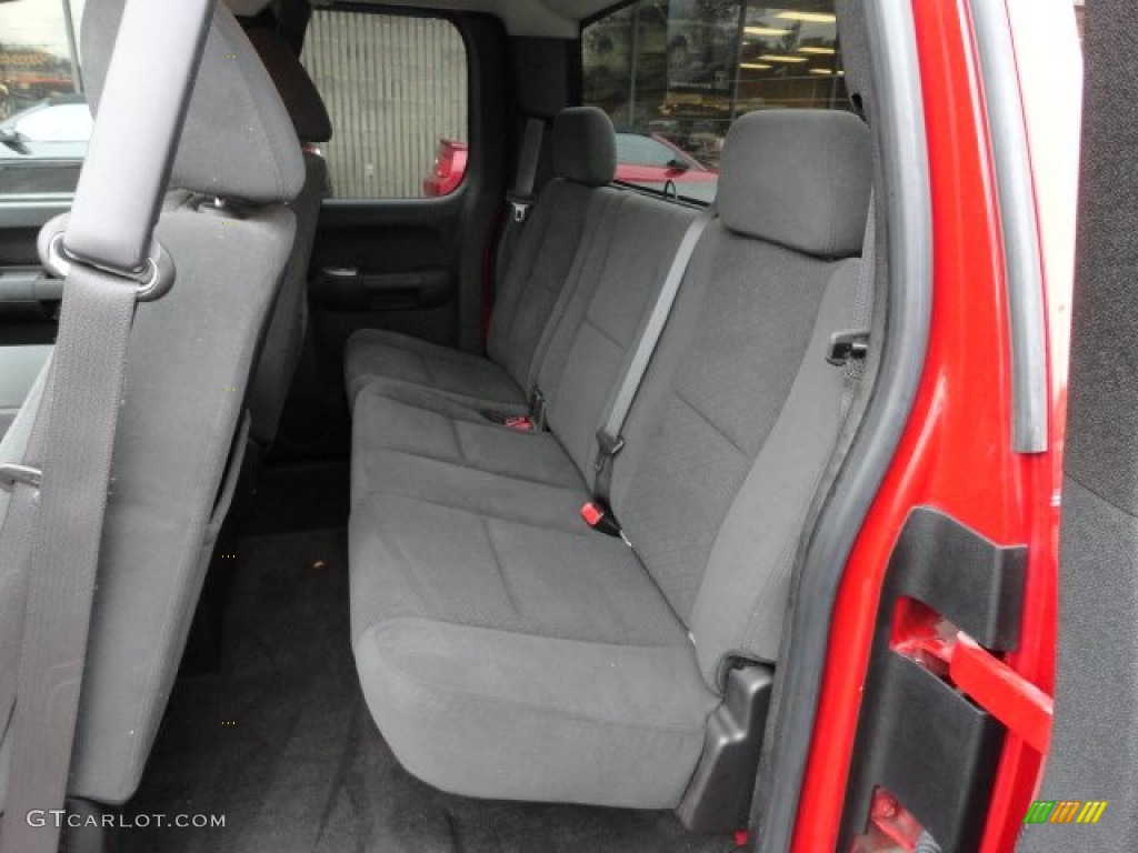 Ebony Interior 2008 Chevrolet Silverado 1500 LT Extended Cab 4x4 Photo #59498823