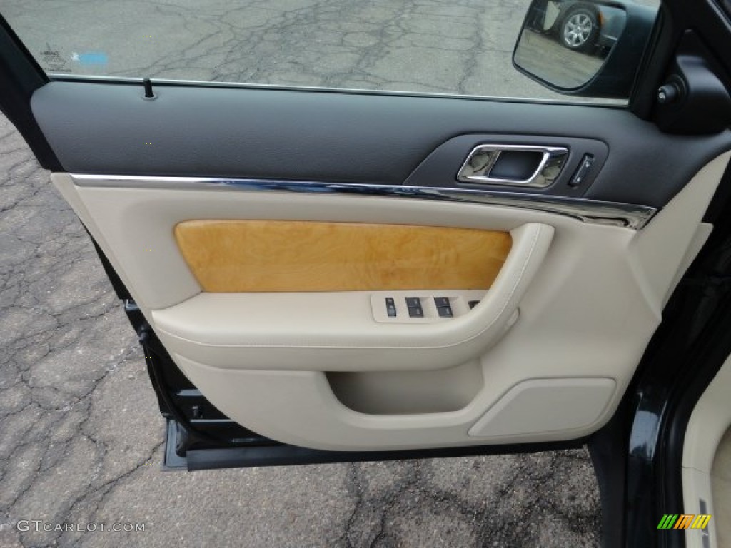 2010 Lincoln MKS FWD Ultimate Package Light Camel/Olive Ash Door Panel Photo #59499018