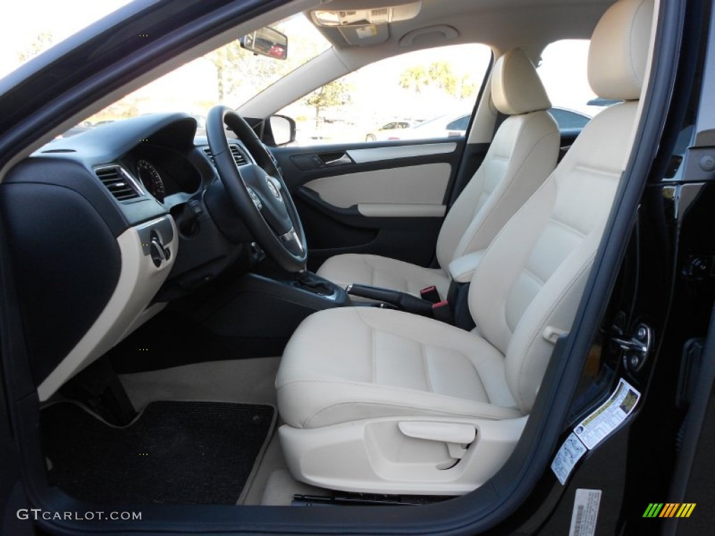 Cornsilk Beige Interior 2012 Volkswagen Jetta SEL Sedan Photo #59499423