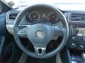 Cornsilk Beige Steering Wheel Photo for 2012 Volkswagen Jetta #59499486