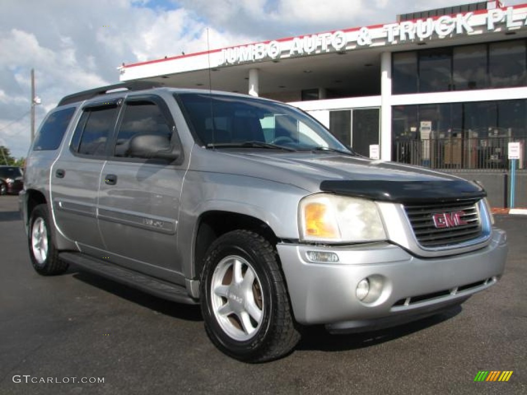 2004 Envoy XL SLT - Liquid Silver Metallic / Medium Pewter photo #1