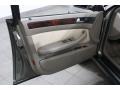 2002 Audi Allroad Ecru/Light Brown Interior Door Panel Photo