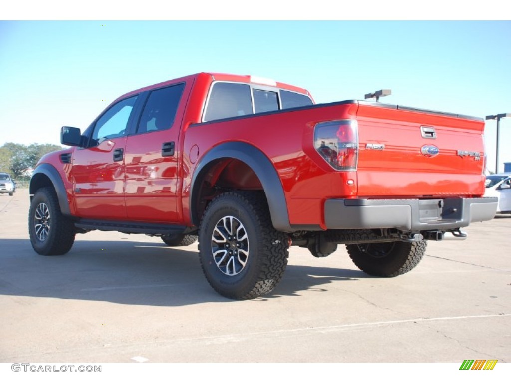 Race Red 2012 Ford F150 SVT Raptor SuperCrew 4x4 Exterior Photo #59500560