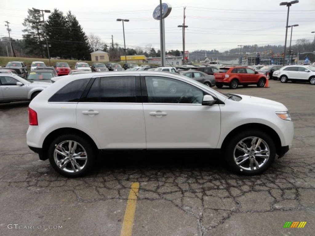 White Platinum Metallic Tri-Coat 2012 Ford Edge Limited AWD Exterior Photo #59500707
