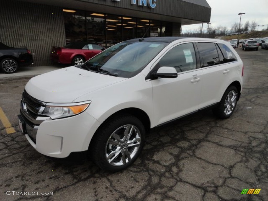 2012 Edge Limited AWD - White Platinum Metallic Tri-Coat / Charcoal Black photo #8