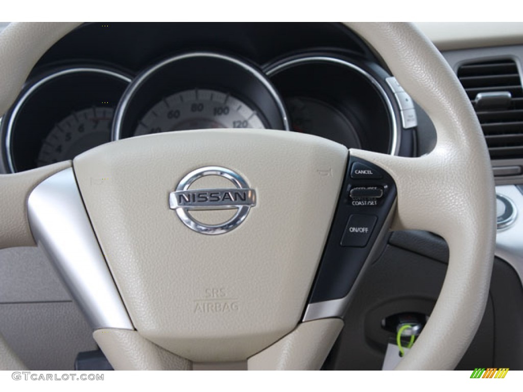 2009 Murano S - Glacier Pearl / Beige photo #8