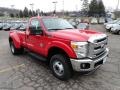 2012 Vermillion Red Ford F350 Super Duty XLT Regular Cab 4x4 Dually  photo #6