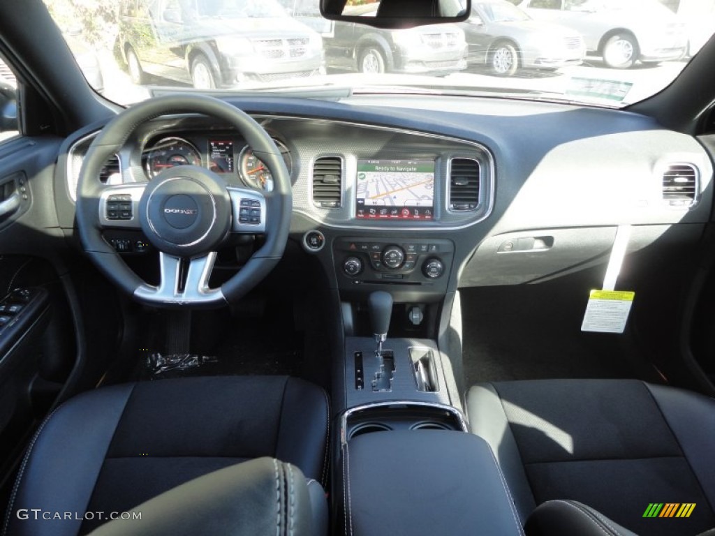 2012 Dodge Charger SRT8 Black Dashboard Photo #59501913