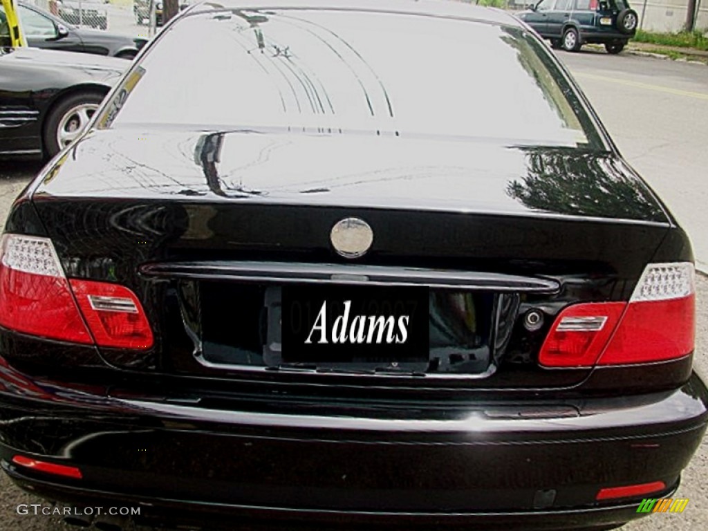2005 3 Series 325i Coupe - Jet Black / Sand photo #8