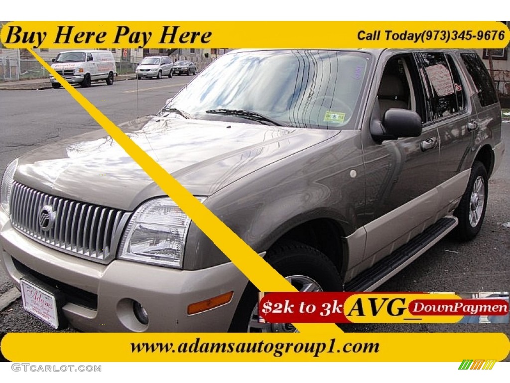 2004 Mountaineer V8 AWD - Mineral Gray Metallic / Medium Dark Parchment photo #1