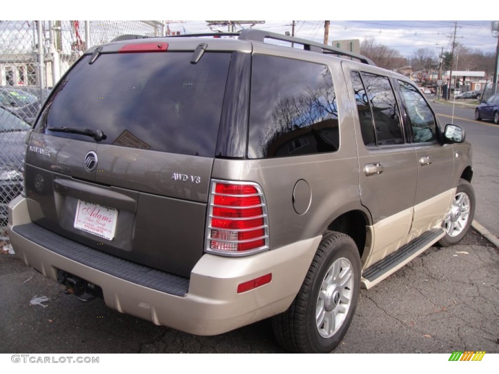 2004 Mountaineer V8 AWD - Mineral Gray Metallic / Medium Dark Parchment photo #4