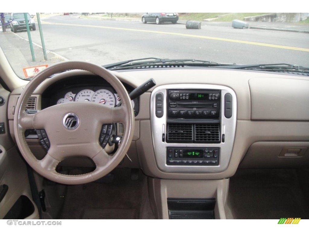 2004 Mountaineer V8 AWD - Mineral Gray Metallic / Medium Dark Parchment photo #10