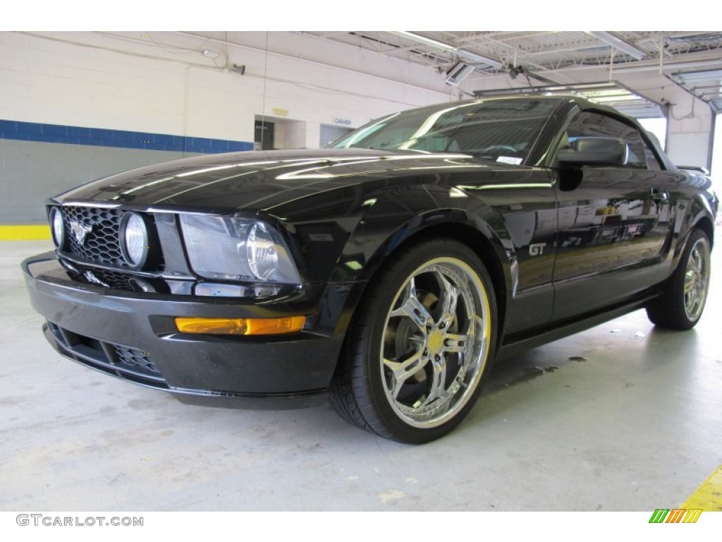 2006 Mustang GT Premium Convertible - Black / Dark Charcoal photo #1