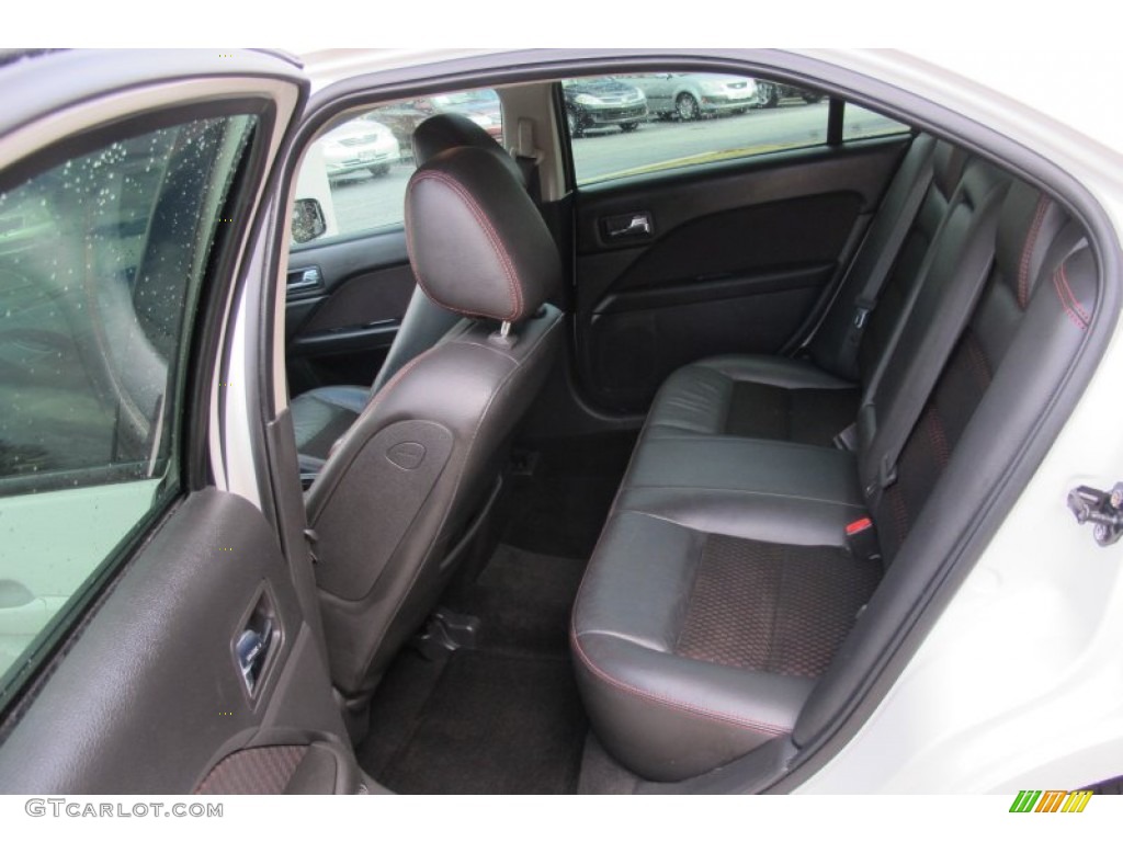 Charcoal Black/Red Accents Interior 2009 Ford Fusion SE Sport Photo #59503497