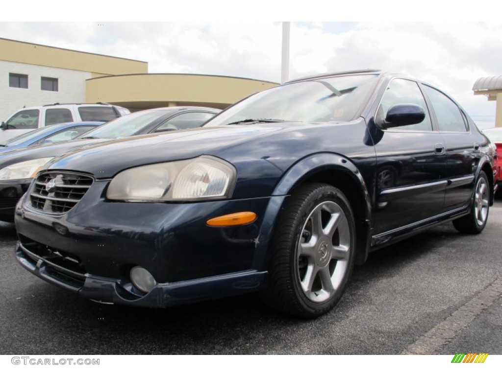 2001 Maxima SE - Satin Blue Pearl / Frost photo #1